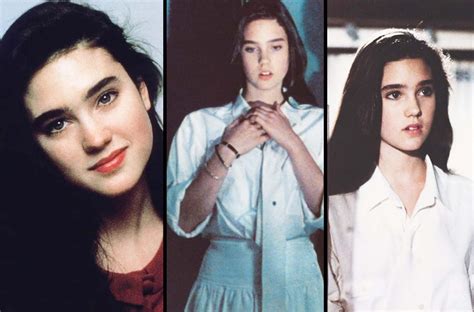 jennifer conelly young|Stunning Photos of a Young Jennifer Connelly from the 1980s.